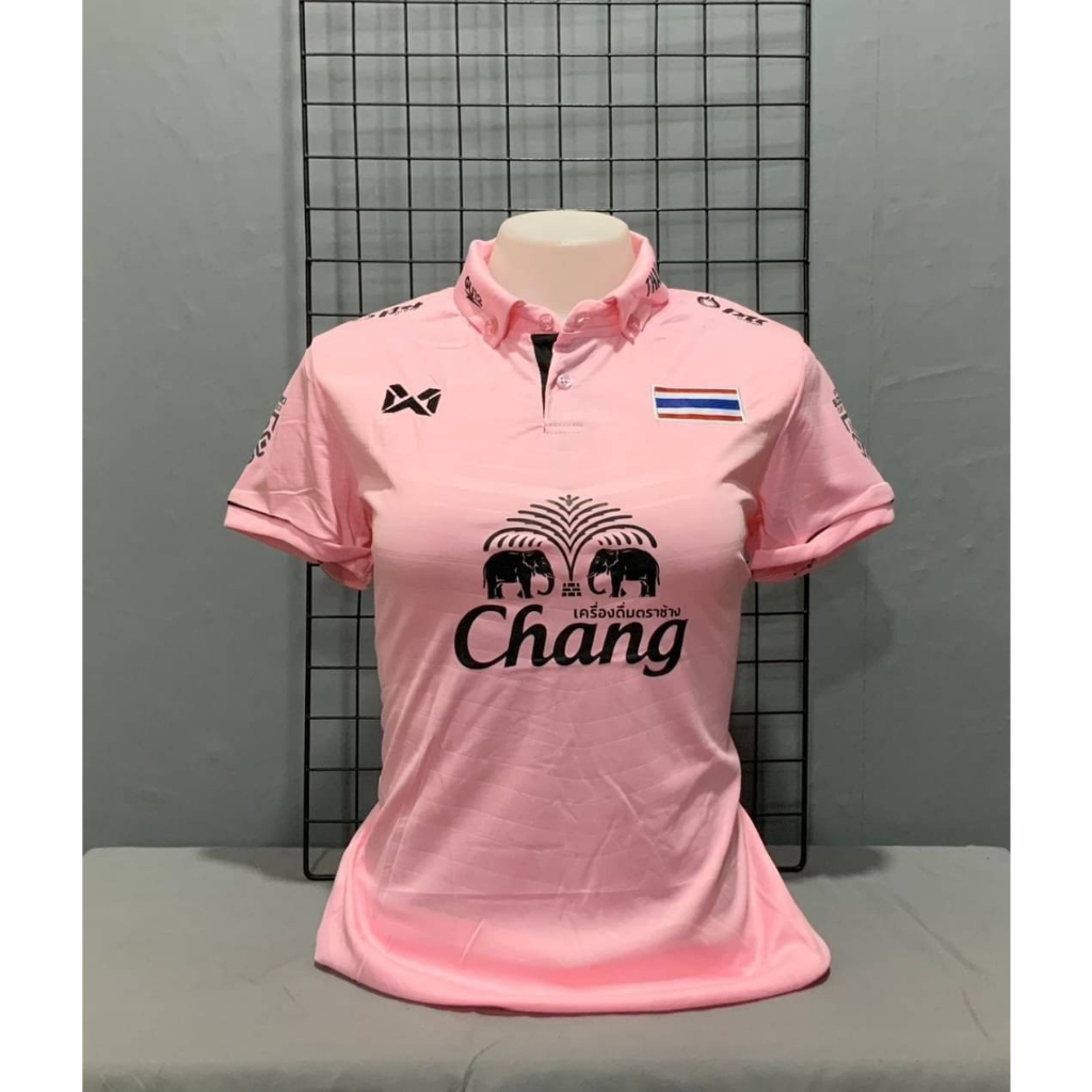 เสื้อกีฬา-เสื้อบอลผู้หญิงลายทีมไทยใหม่ล่าสุด