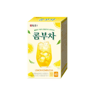 [ของแท้] 콤부차레몬 Damtuh Lemon Kombucha (ชาเลมอนหมักแบบชง 10 ซอง) 50g