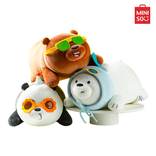 ภาพขนาดย่อของสินค้าMINISO ตุ๊กตาแบบนอน We Bare Bears ของขวัญวันเกิด