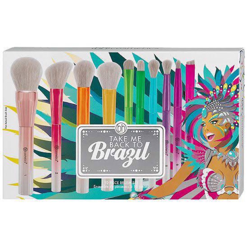 ของแท้-พร้อมส่ง-bh-cosmetics-take-me-back-to-brazil-brushes-new