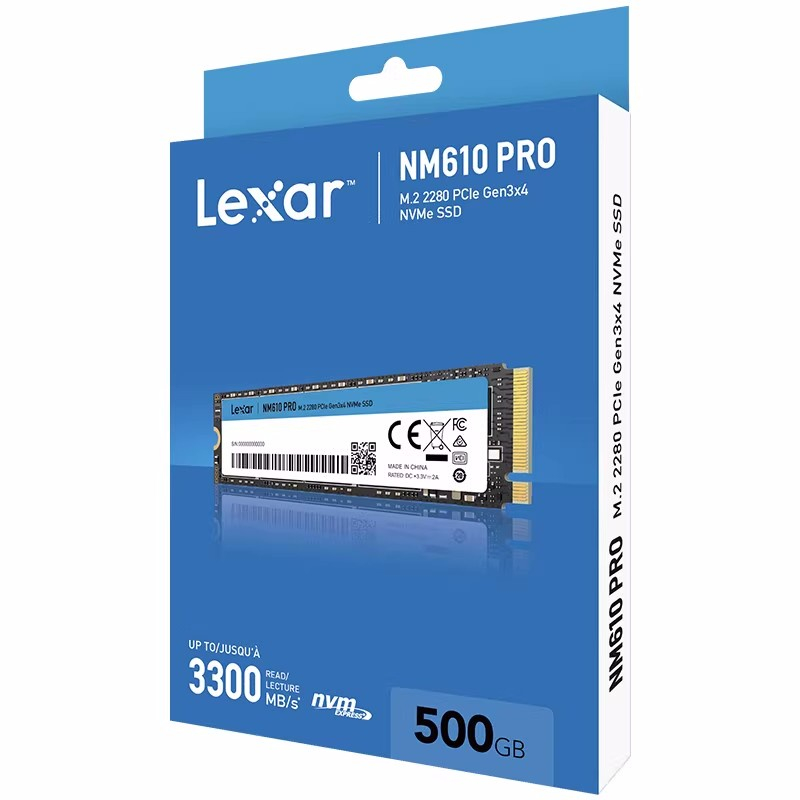 500GB / 1TB / 2TB SSD (เอสเอสดี) LEXAR NM610 PRO M.2 PCIe Gen3x4