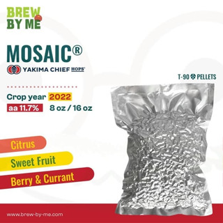 ฮอปส์ Mosaic® (US) 8oz หรือ 16oz PELLET HOPS (T90) โดย Yakima Chief Hops | ทำเบียร์ Homebrew