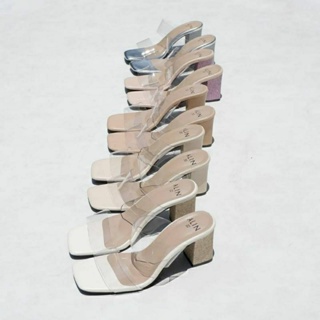 สินค้า 📌Alin Brand : Glassy รองเท้าส้นสูงผู้หญิงแฟชั่น ใส่ออกงาน งานสวย นิ่มมาก กล่องแบรนด์ Alin