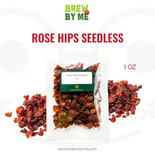 Rose Hips แบบแห้ง 1oz สำหรับแต่งกลิ่น เพิ่มรสชาติในเครื่องดื่ม ชา คราฟโซดา เบียร์ ไวน์ cocktails