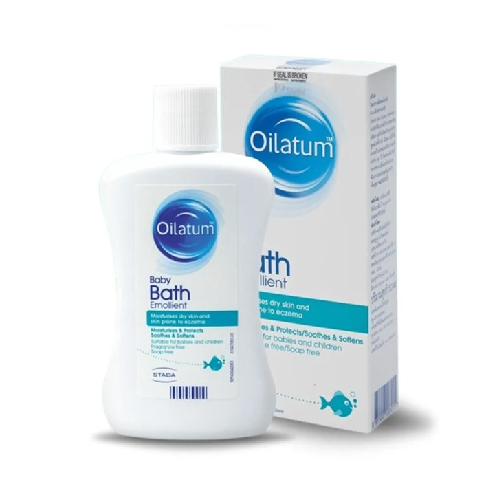 Oilatum Baby Bath Emollient ออยลาตุ้ม ครีมน้ำอาบเด็ก สูตรอ่อนโยน 150ml