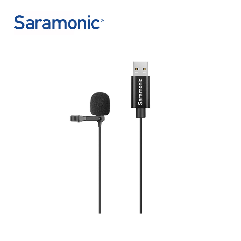 saramonic-sr-ulm10-lav-mic-ไมโครโฟนแบบสายหนีบปกเสื้อ-ความยาว-2-เมตร-เชื่อมต่อแบบ-usb-a-ประกันศูนย์ไทย-2-m