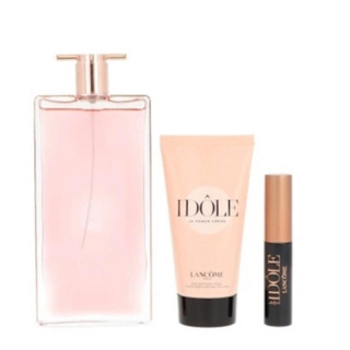 Lancome Idole Gift Set For Women perfumed + body lotion + Lash Idôle Mascara mascara black