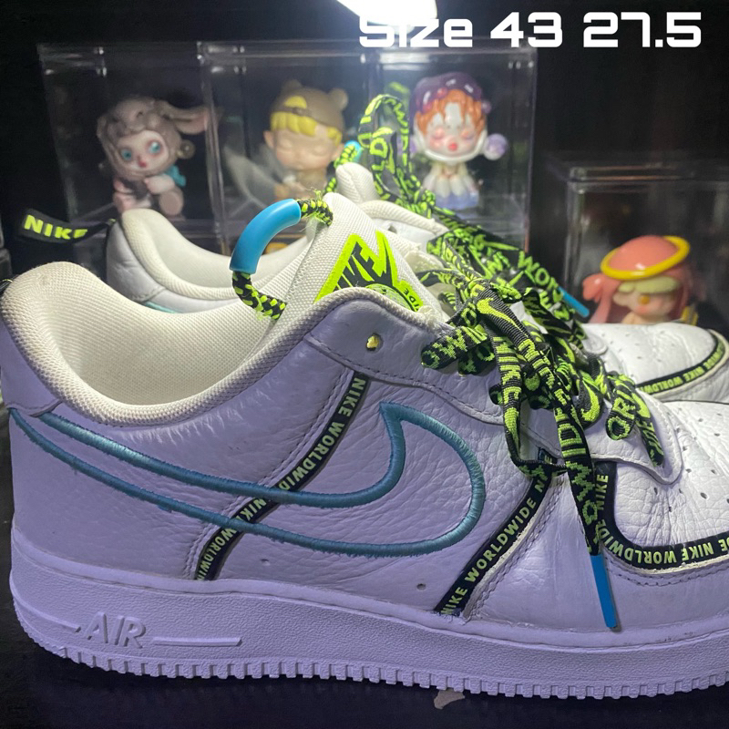 nike air force 1 low worldwide white blue fury