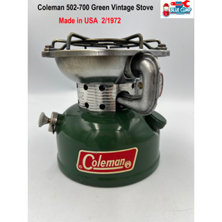 Coleman 502-700 Green Vintage Stove Date 2/72