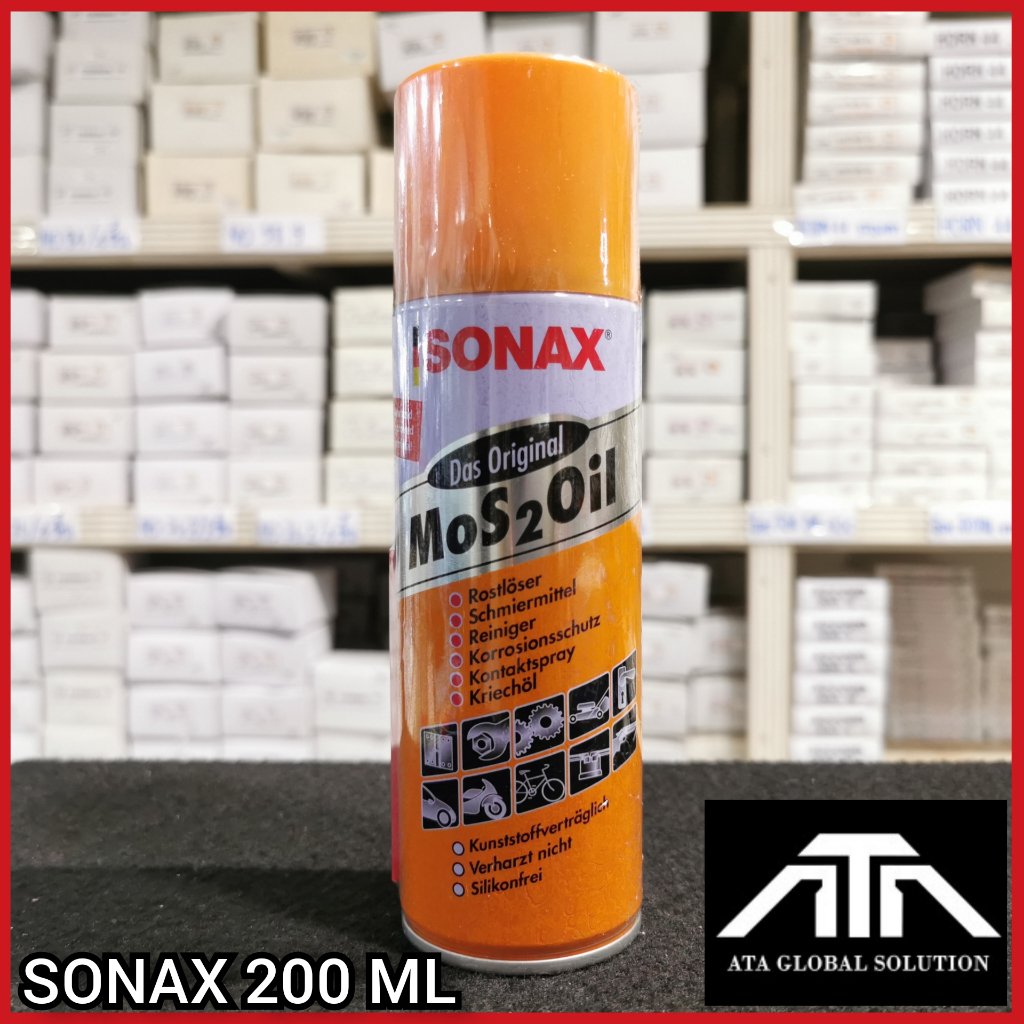 น้ำมันอเนกประสงค์-sonax-300-ml-mos2-oil-มีคุณสมบัติครบถ้วน-เพียงกระป๋องเดียวใช้ได้สารพัดประโยชน์-ช่วยกัดสนิมและป้องกันสน