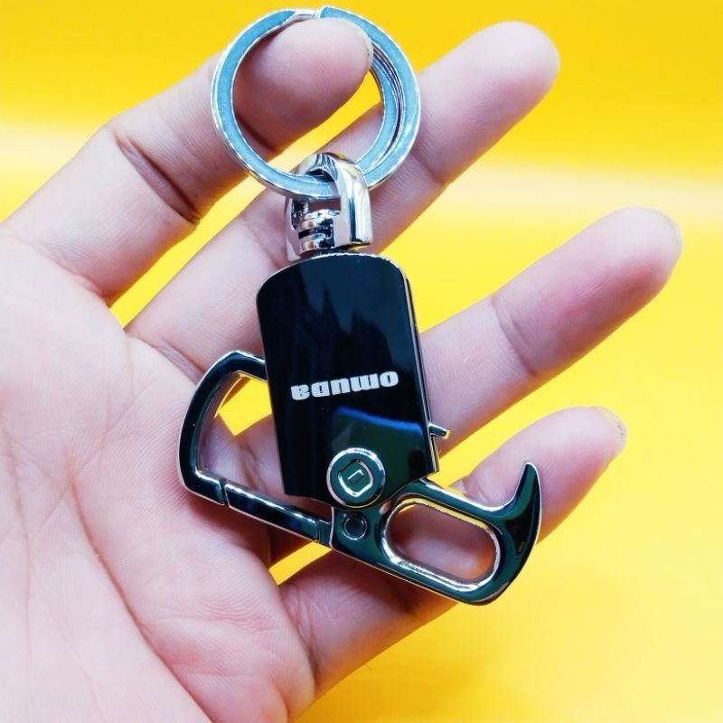พวงกุญแจ-omuda-รุ้น3525-พวงกุญแจรถ-พวงกุญแจที่เปิดขวดได้-พวงกุญแจโลหะ