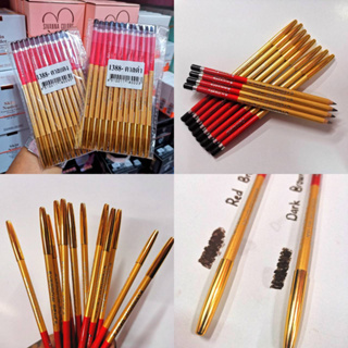 Annasia Eyebrow Pencil Extra Waterproof Precision -1388 ดินสอเขียนคิ้ว แท่งสลิม ( 12 แท่ง )