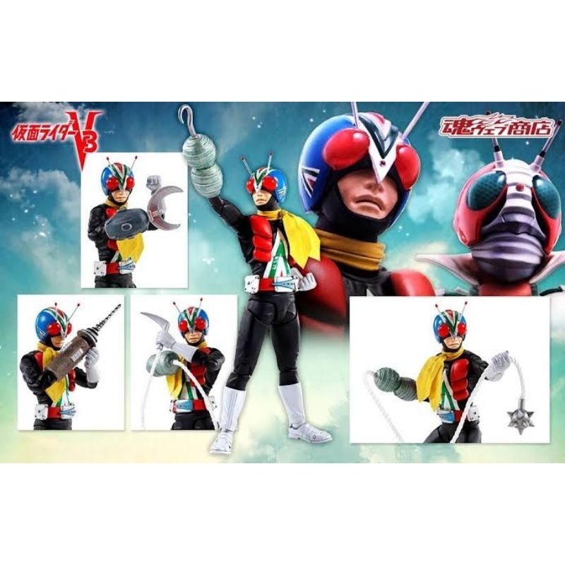 ☣️ NEW Riderman V4 Kamen Masked Rider Man 3 4 Shinkocchou Seihou ver. 2 ...