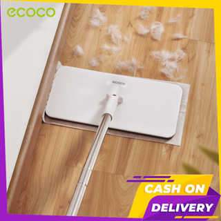 [พร้อมส่ง]Ecoco ไม้ถูพื้น ไม้ดันฝุ่น หมุนได้ 360 องศา ไม้ถูดันฝุ่นไฟฟ้าสถิต ใช้งานง่าย