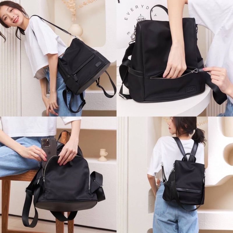 รับหิ้วของแท้จากshop-กระเป๋าเป้-keep-bag-รุ่น-mori-backpack-ไนลอนกันน้ำ