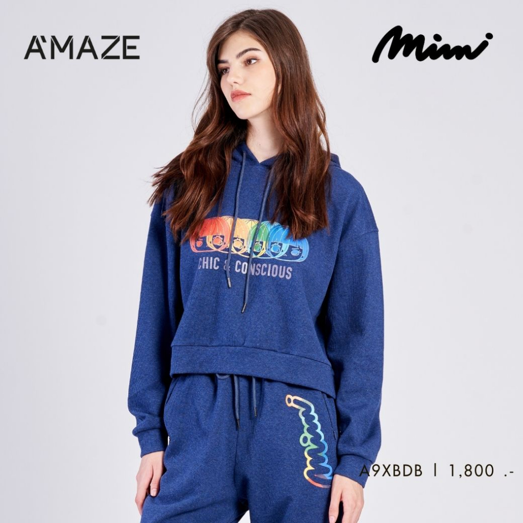 mimi-เสื้อhoodie-mimi-multi-faces-crop-hood-สีน้ำเงิน-a9xbdb