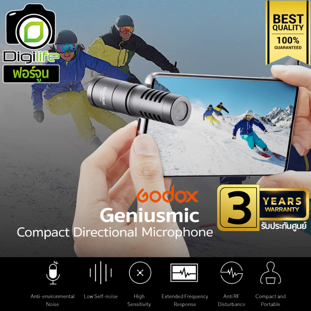 Godox Microphone GeniusMIC Vlogger , Live Streame ( Smartphones ...