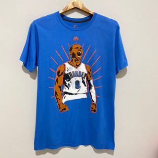 เสื้อยืดวินเทจ Majestic thunder okc