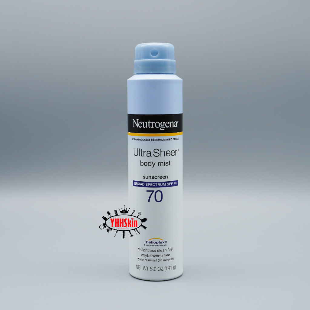 Neutrogena Ultra Sheer Body Mist Sunscreen SPF70 สเปรย์กันแดด รุ่นใหม่ ...