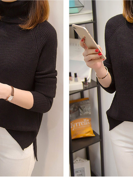 522-พร้อมส่ง-ส่งไว-ทันใจ-ร้านคนไทยค่ะ-เสื้อไหมพรมเกาหลีคอเต่า-รุ่นนี้ผ้าหนานุ่มใส่อุ่นใส่สบายมากค่ะ