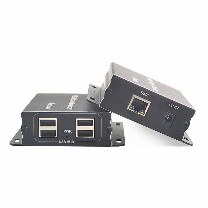 ekl-usb-extender-100เมตร-4-พอร์ต-usb-extender-100m-usb-2-0-hub-extender