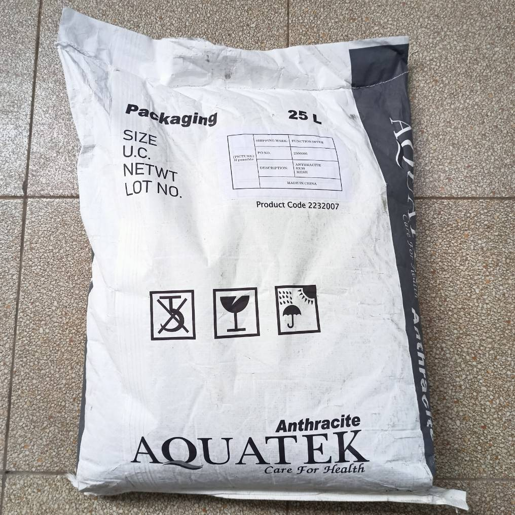 บ้านเครื่องกรอง-สารกรองแอนทราไซต์-anthracite-aquatek-25ลิตร-ถุง-แอนทราไซท์-สารกรองตะกอน