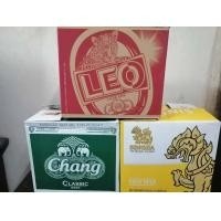 กล่องเปล่าเบียร์ สิงห์  ช้าง ลีโอ มือสองไม่มีใส้กล่องมัดชุด 10ใบ 69 บาท