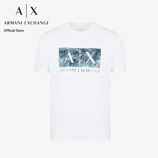 AX Armani Exchange เสื้อยืดผู้ชาย รุ่น AX3RZTHAZJH4Z21CC - สีขาว
