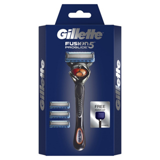 มีดโกน Gillette Fusion 5 Proglide ด้ามมีดโกน 1ด้าม และใบมีดโกน 4ชิ้น ยิลเลตต์ โปรไกลด์ แพ็คเกจใหม่ ของแท้ 100%