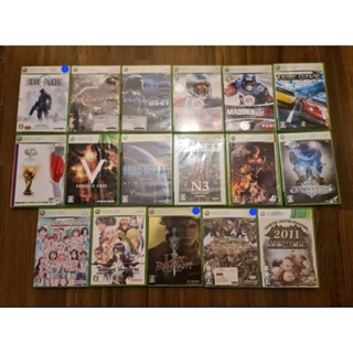 แผ่นXBOX360ของแท้มือสอง แผ่น Zone Ntsc:J แผ่นละ 100