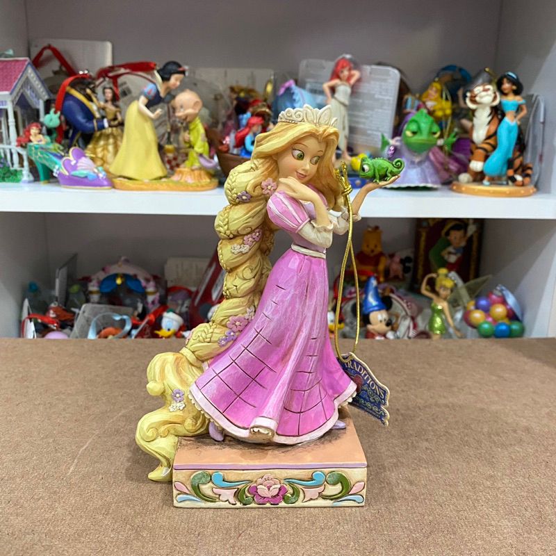 disney-jim-shore-พร้อมส่ง-rapunzel-and-pascal