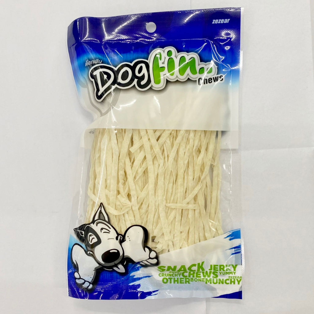 [ปลาเส้น] Dogfin ปลาเส้นทาโร่ ขนมสุนัขและน้องแมว ขนาด 50g. | Shopee ...