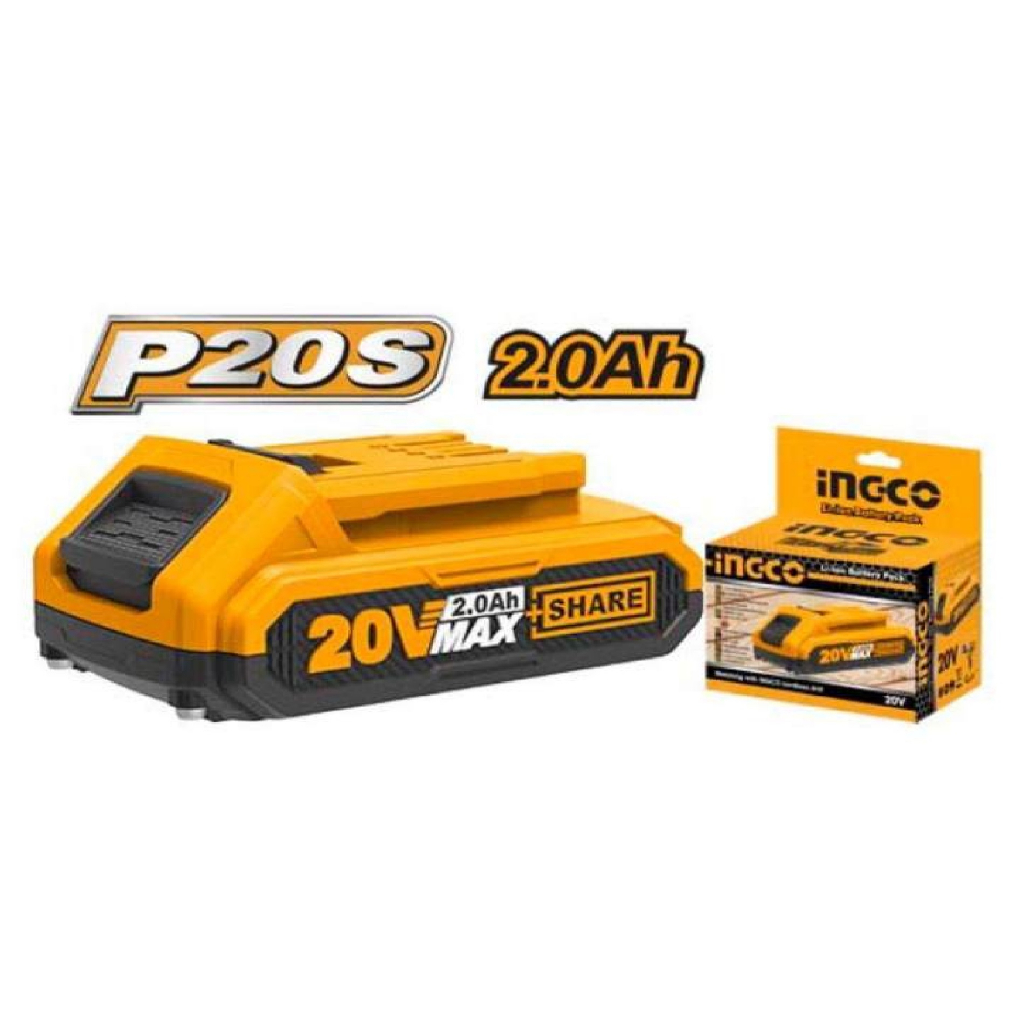 INGCO แบตเตอรี่ลิเธียมไอออน แท่นชาร์จแบตเตอรี่ INGCO 12V 1.5 ah 20V 2 ...
