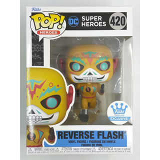 Funko Pop DC Super Heroes - Dia De Los Reverse Flash #420 (กล่องมีตำหนินิดหน่อย)