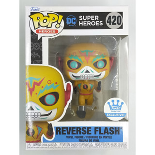 Funko Pop DC Super Heroes - Dia De Los Reverse Flash #420 (กล่องมีตำหนินิดหน่อย)