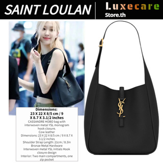 วายเอสแอล แซงต์ โลรองต์👜Yves Saint Laurent LE 5 À 7 Small HOBO Bag กระเป๋าสะพายข้าง/กระเป๋ารักแร้/กระเป๋า YSL