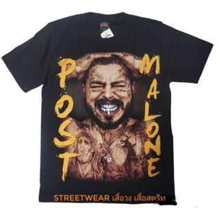 เสื้อยืด postmalone posty เสื้อoversize raptee