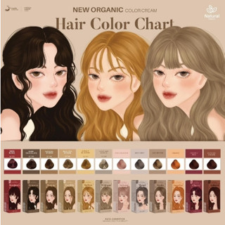 KOTA Color Cream สีย้อมผมออแกนิค ยาย้อมผม มี 9 เฉดสี 100 ml.