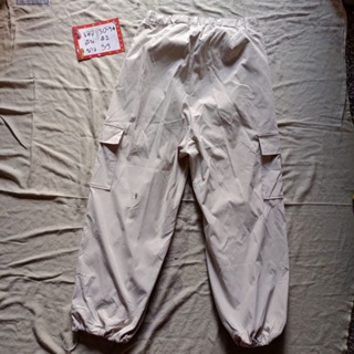 กางเกงคาโก้ สีครีม cargo pants มือสอง งานญี่ปุ่น