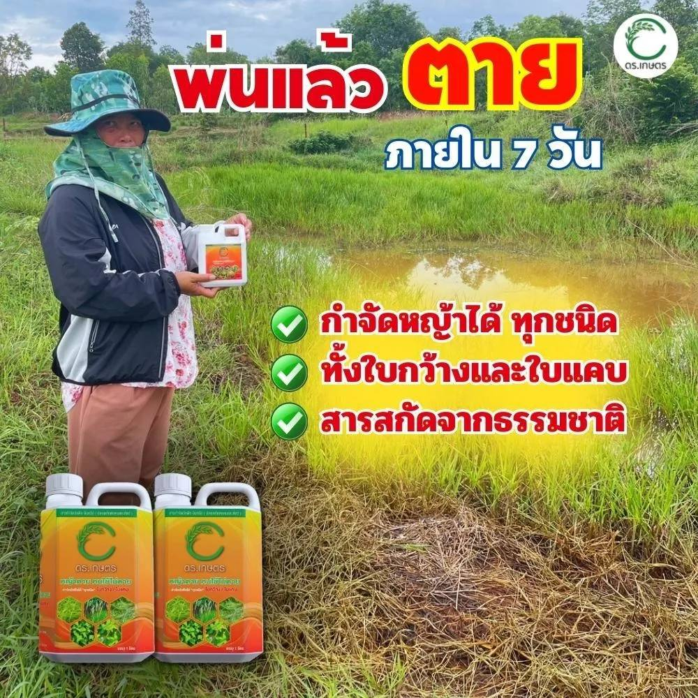 ขนาด-1-ลิตร-สารกำจัดวัชพืช-กำจัดหญ้า-สูตรอินทรีย์-ดร-เกษตร-ปลอดภัย-สารสกัด-จากธรรมชาติ-เป็นมิตรต่อคนและสัตว์