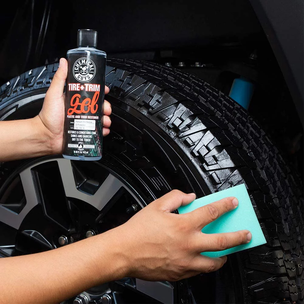 chemical-guys-tire-trim-gel-for-plastic-and-rubber-16-oz-ขวดจริง-น้ำยาดูแลยางและพลาสติกภายนอก