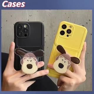 คูปองเคลม🎀เคสไอโ case for iphone 11 12 วอลเลซน่ารักและยืน Gromit เคส 14 13 12 11 pro max เคสมือถือกันกระแทก