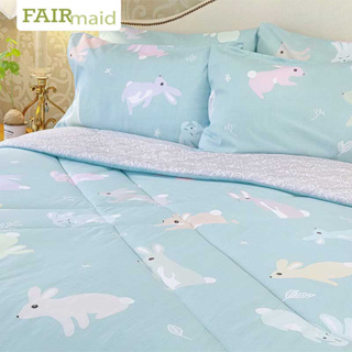 FAIRmaid เซ็ทเครื่องนอน(6/4ชิ้น) Cottontail สำหรับเตียงขนาด 6 / 5 / 3.5 ฟุต(ผ้าปู ผ้านวมเย็บติด ปลอกหมอนและปลอกหมอนข้าง)