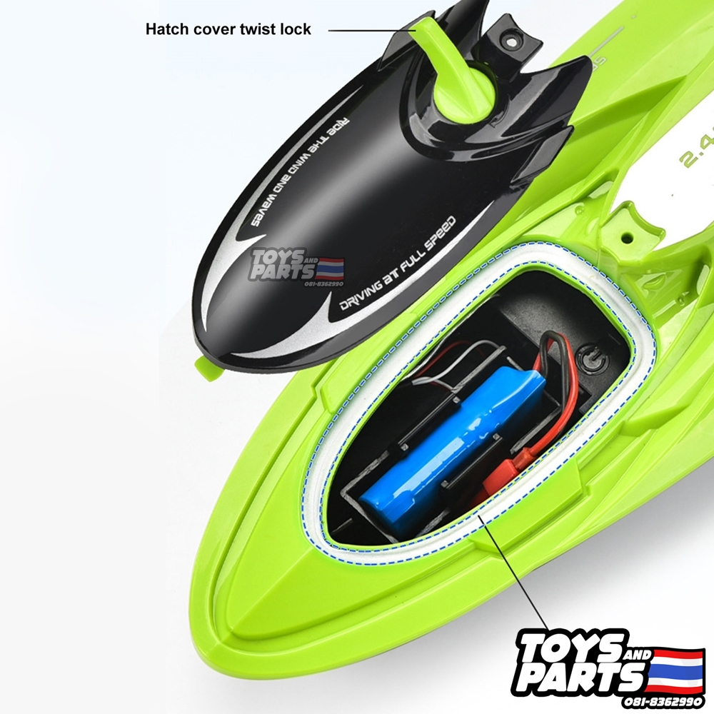 เรือบังคับวืทยุ-rc-jet-boat-model-fy009-เรือบังคับเจ็ท-พร้อมรีโมท-2-4g-ถ่านชาร์จ-อุปกรณ์ครบ