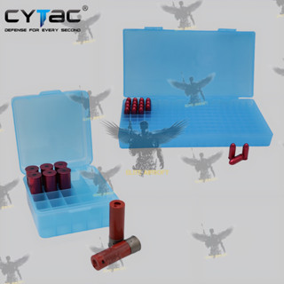 กล่องเก็บลูก ยี่ห้อ Cytac (Ammo Case)  ● มี2รุ่นให้เลือก #รุ่น12GA ขนาดกล่อง : 5.39*4.29*3นิ้ว น้ำหนัก : 180กรัม ส