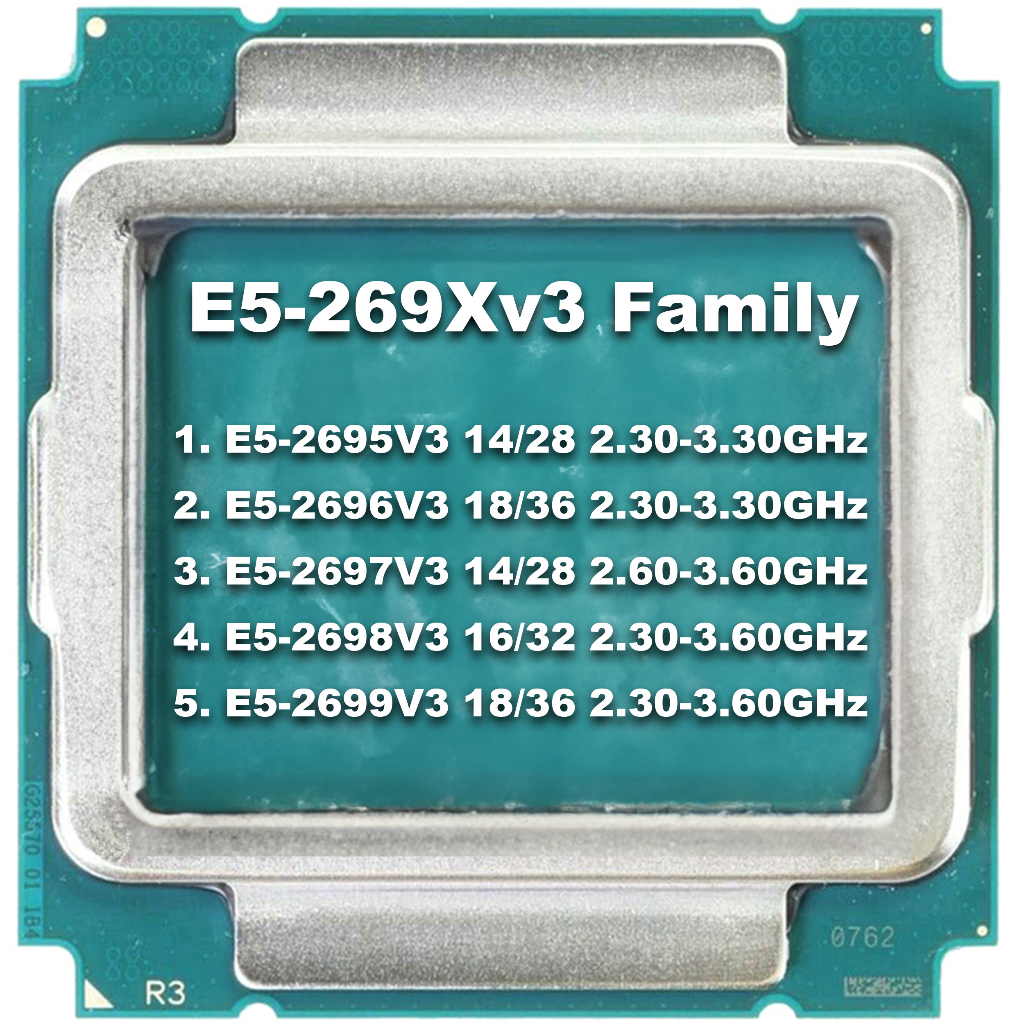 CPU Intel Xeon E5-2695v3 E5-2696v3 E5-2697v3 E5-2698v3 E5-2699v3 X99 ...