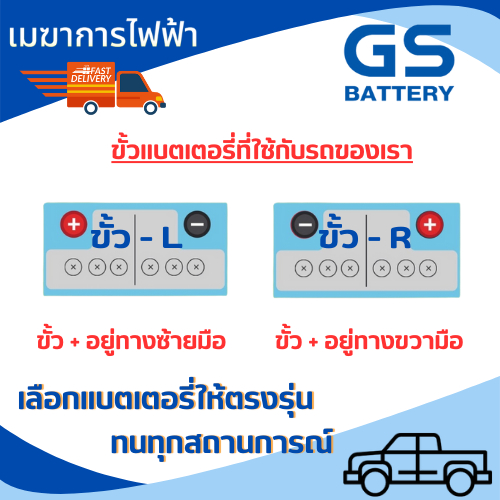 แบตเตอรีรถยนต์-gs-แบตเตอรี่-mfx-80l-75d26l-แบตเตอรี่รถยนต์ใหม่จากโรงงาน-gs-battery-กึ่งแห้ง-maintenance-free