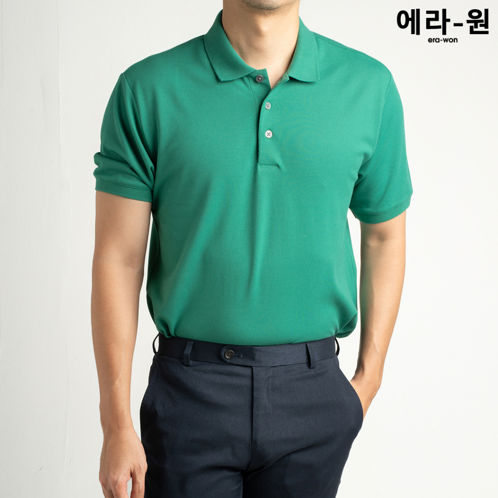 era-won-เสื้อโปโล-แขนสั้น-ทรงสลิม-polo-shirt-สี-green