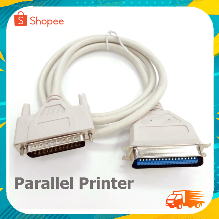 สายเครื่องพิมพ์-สายพาราเรียล-cable-parallel-printer-สายใหญ่-db25-prnter-cable