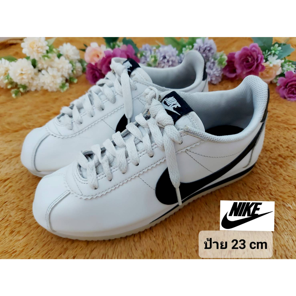 ป้าย-23-cm-รองเท้า-nike-เด็ก-สีขาว-มือสองสภาพใหม่มาก